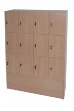 Skříň boxová 12 dveřová Buk