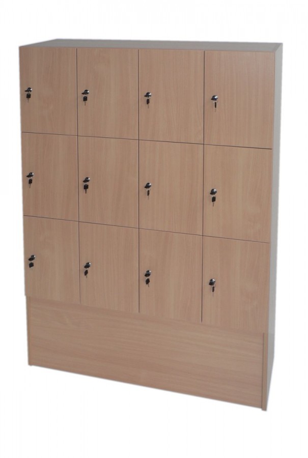 Skříň boxová 12 dveřová Buk