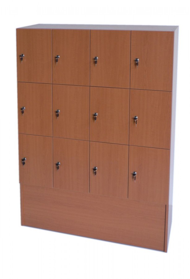 Skříň boxová 12 dveřová Třešeň