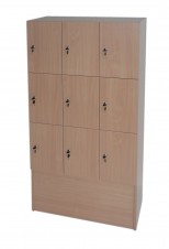 Skříň boxová 9 dveřová Buk