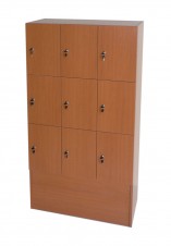 Skříň boxová 9 dveřová Třešeň
