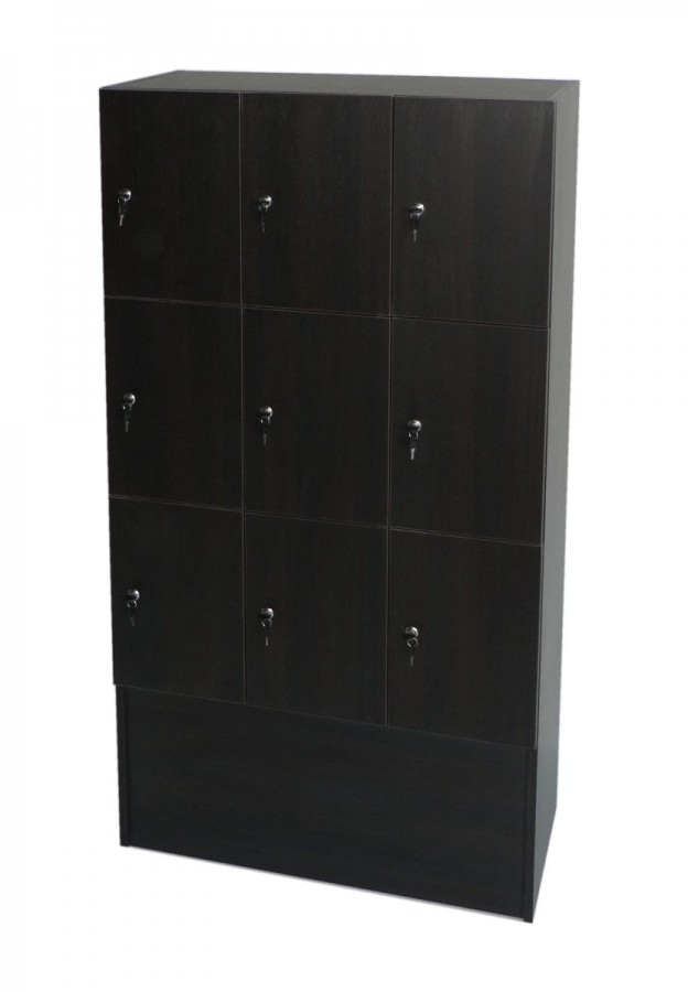 Skříň boxová 9 dveřová Wenge