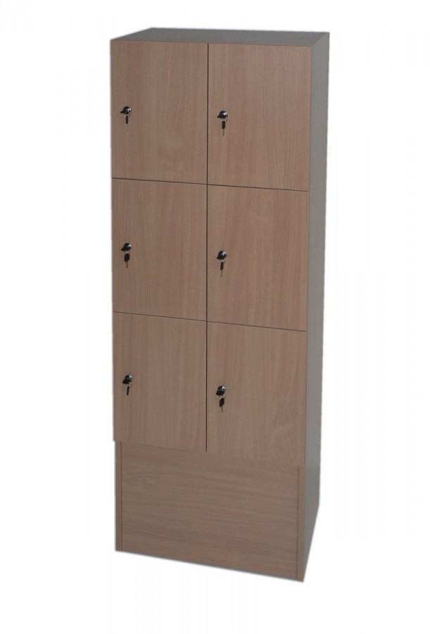 Skříň boxová 6 dveřová Buk